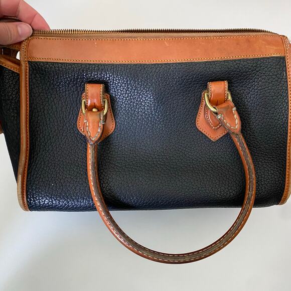 Dooney & Bourke Top Handle Black Leather Bag - Picture 2 of 8